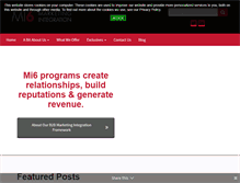 Tablet Screenshot of mi6agency.com